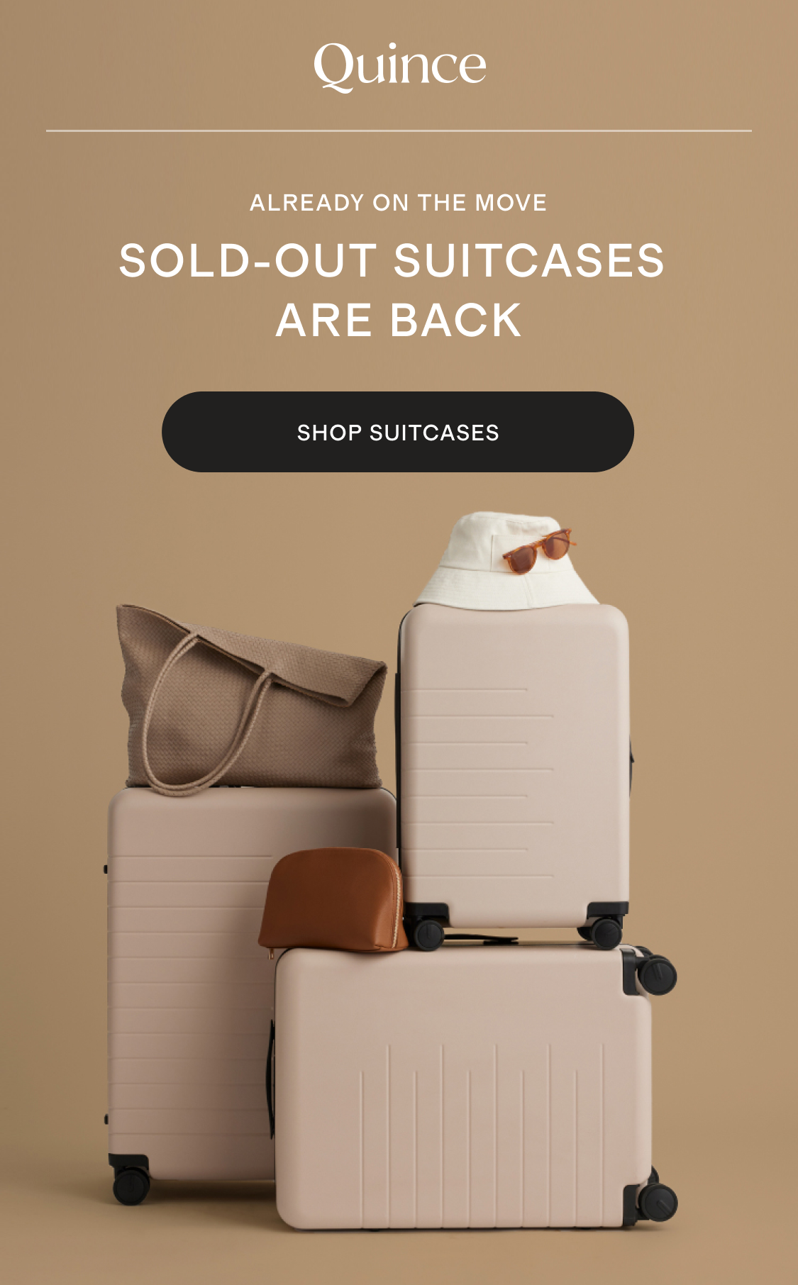 SOLD-OUT SUITCASES ARE BACK
