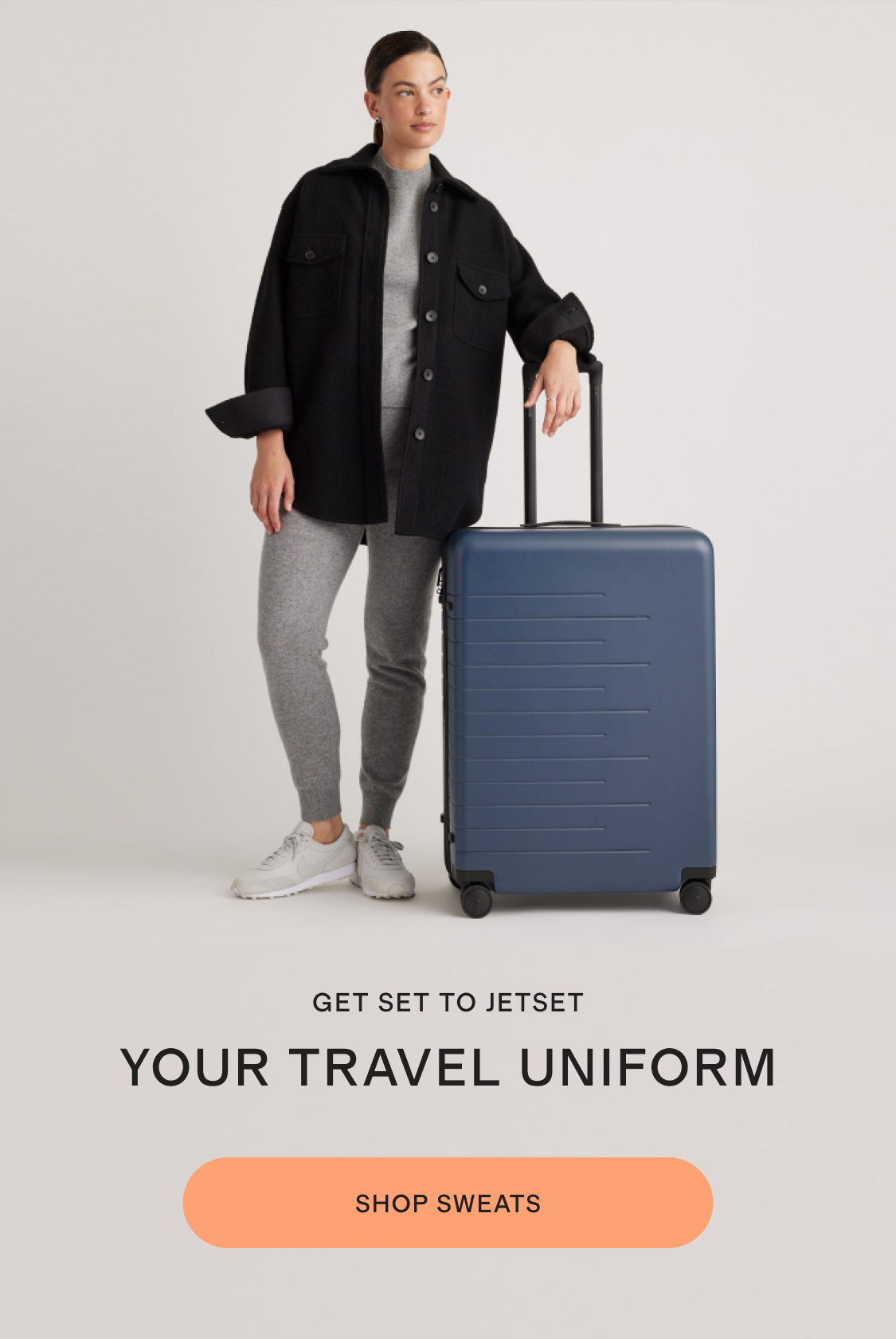 GET SET TO JETSET. YOUR TRAVEL UNIFORM