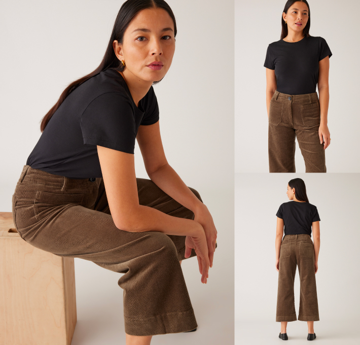 introducing organic CORDUROY PANTS