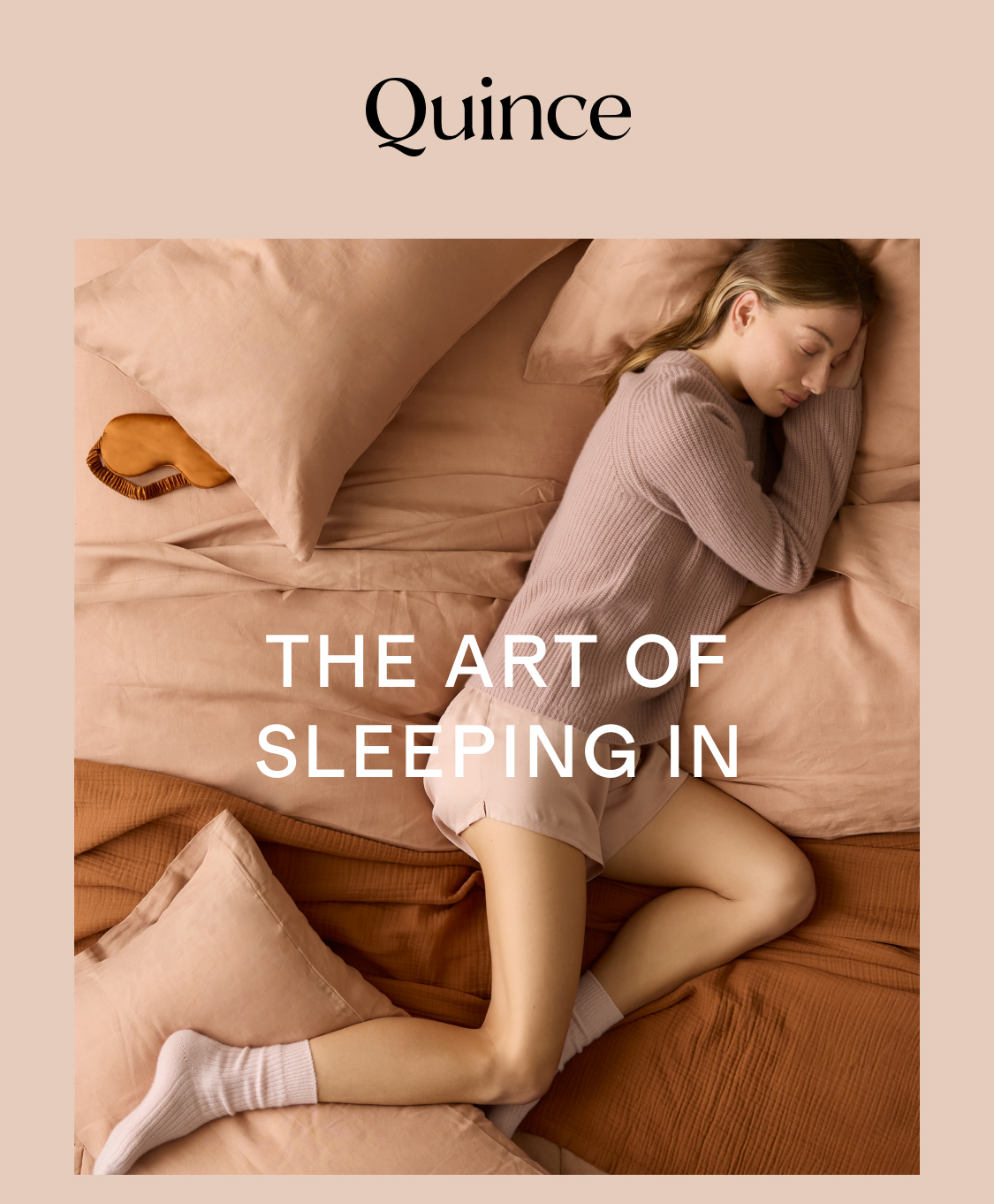 THE ART OF SLEEPING IN