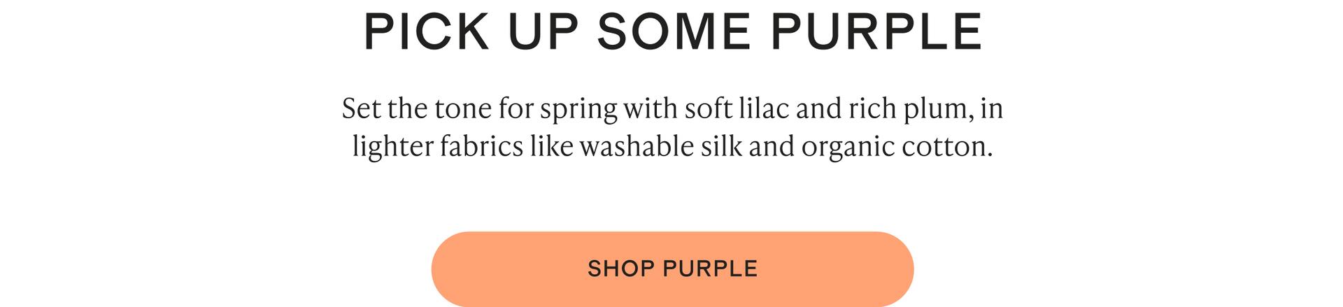 Pick up some purple