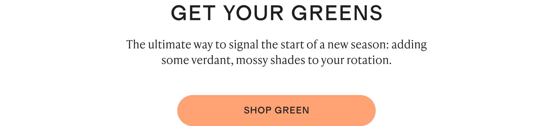 Get your greens