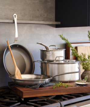 5-Ply Stainless Steel 6 Piece Cookware Set