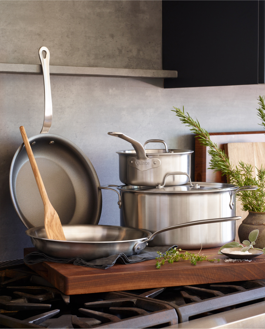 5-Ply Stainless Steel 6 Piece Cookware Set