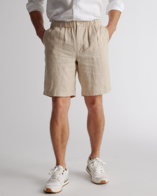 100% European Linen Shorts