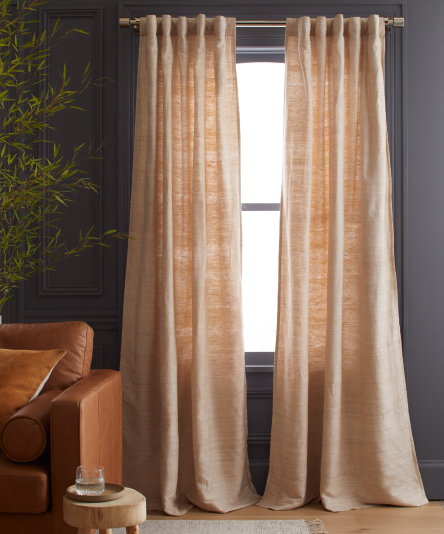 Raw Silk Curtain