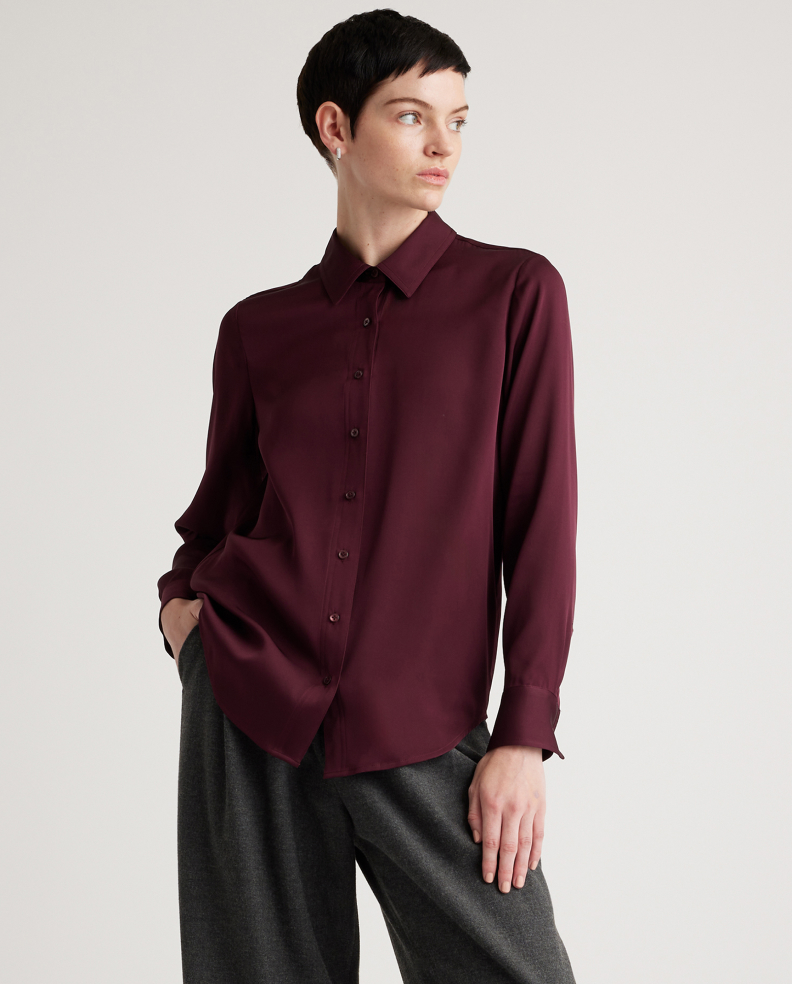 Washable Stretch Silk Blouse