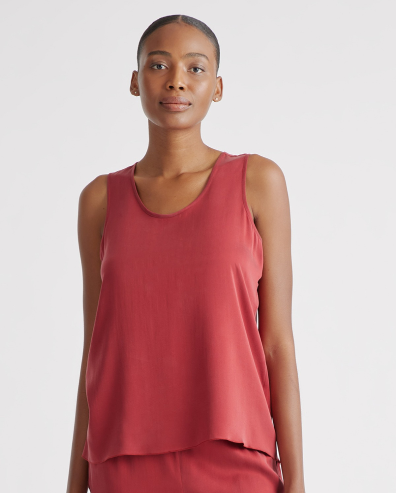 100% Washable Silk Pajama Tank