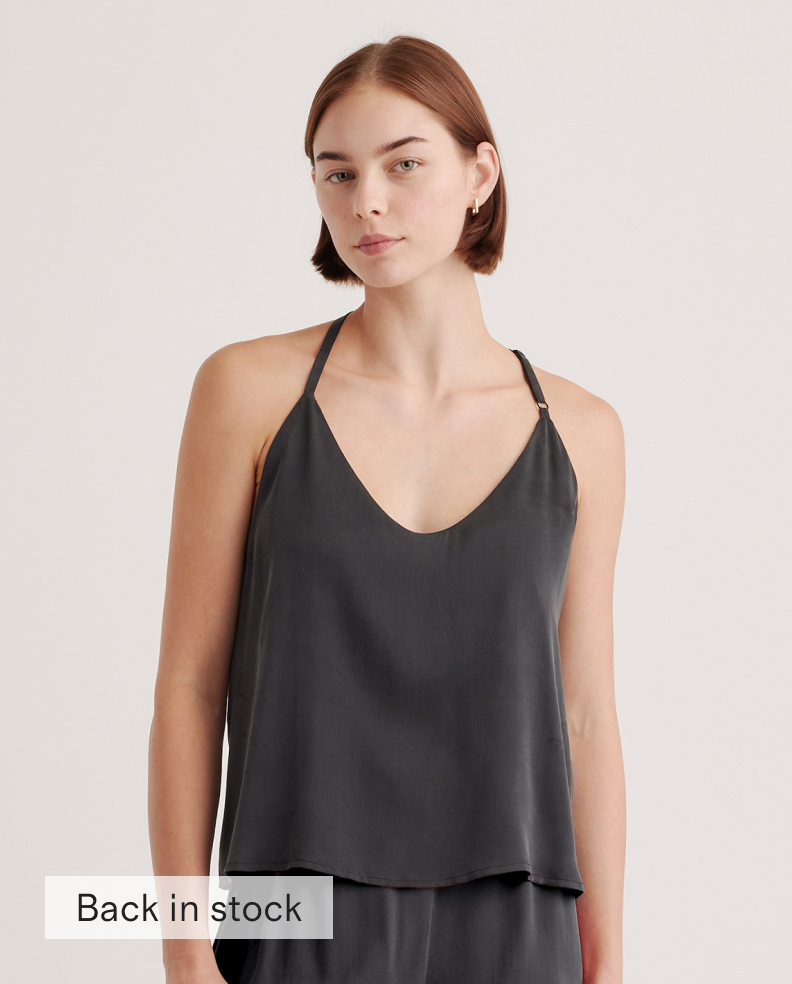 100% Washable Silk Pajama Cami