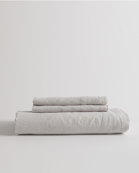 European Linen Fitted Sheet Set