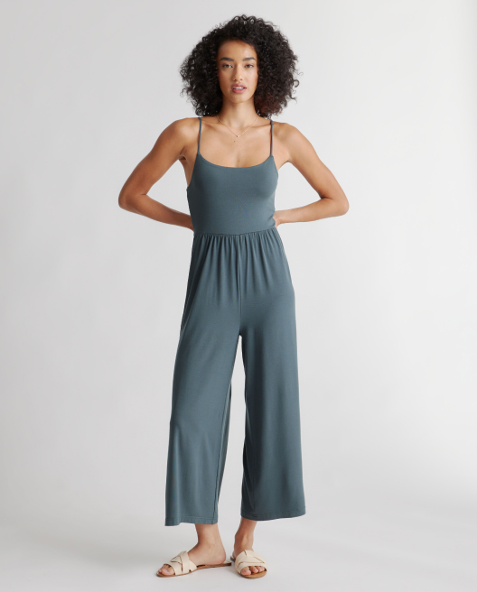 Tencel Jersey Wide Leg Jumpsuit