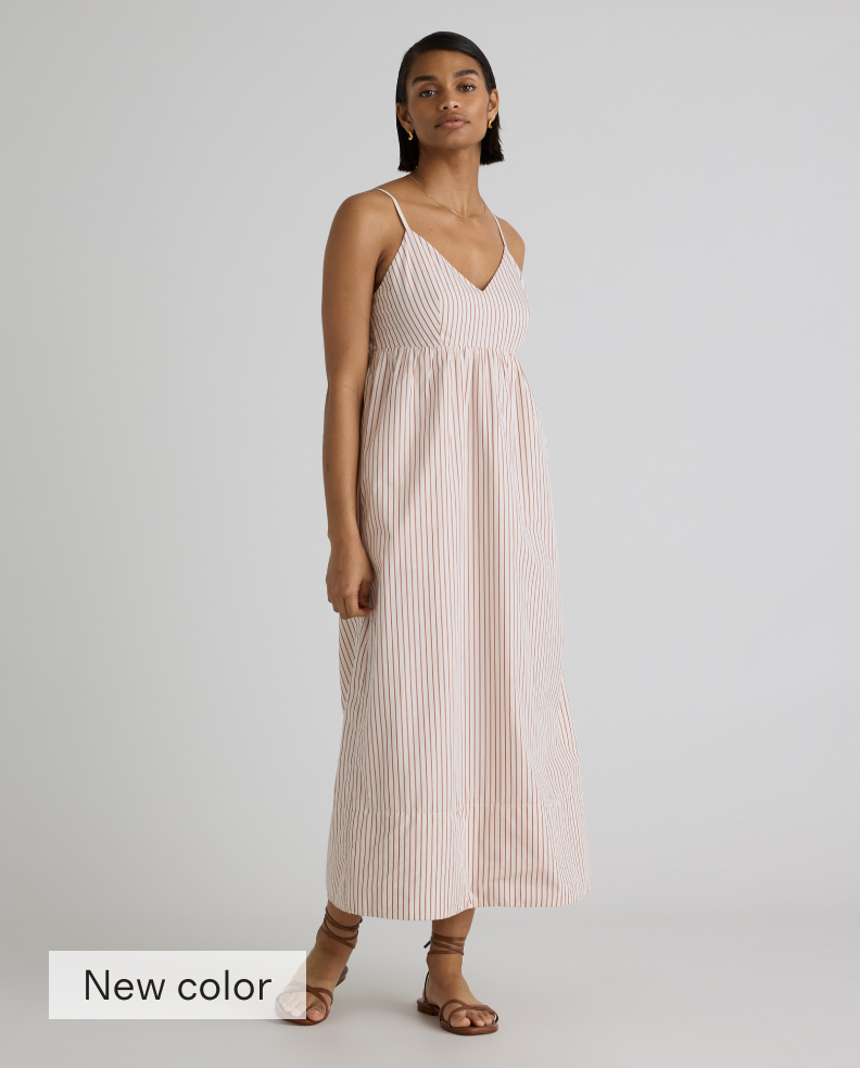 100% Organic Cotton Sleeveless Maxi Dress