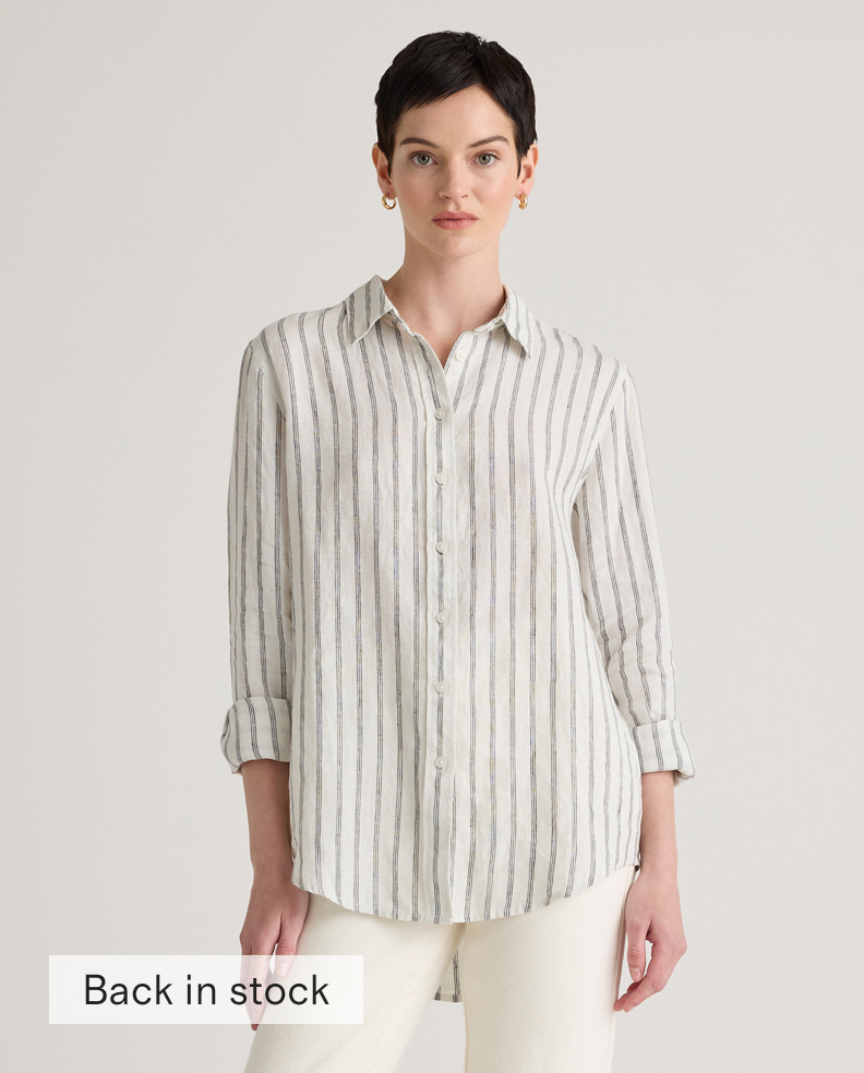 100% European Linen Long Sleeve Shirt