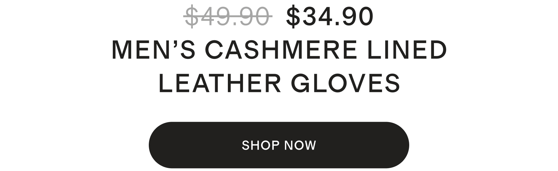 Cashmere Lined Leather Gloves