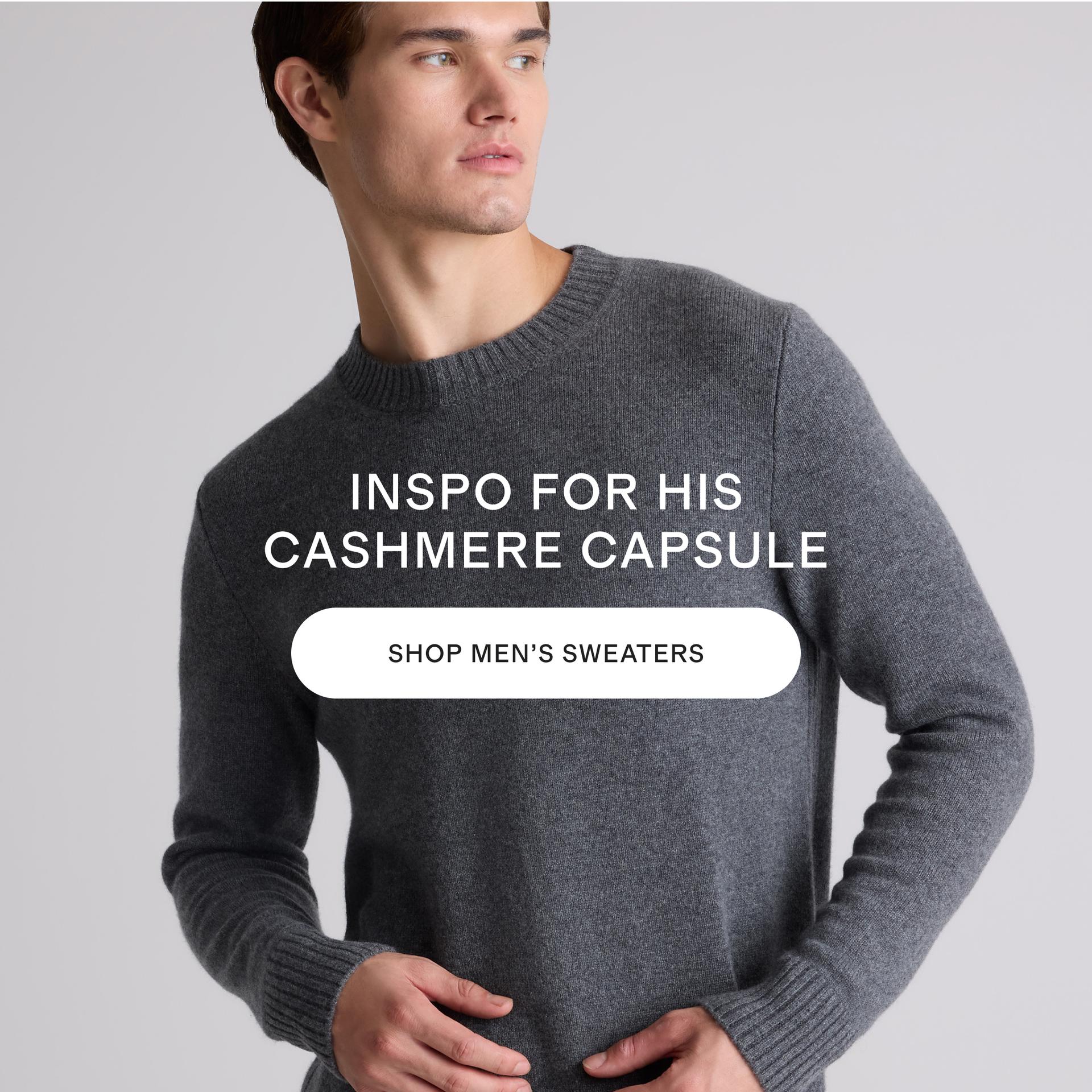 INSPO FOR HIS CASHMERE CAPSULE