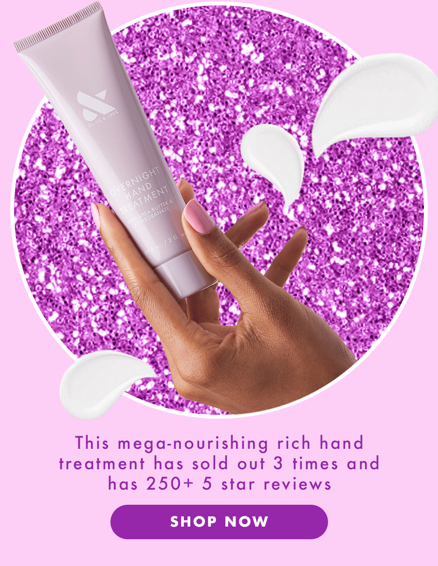 “My holy grail hand cream” Olive & June