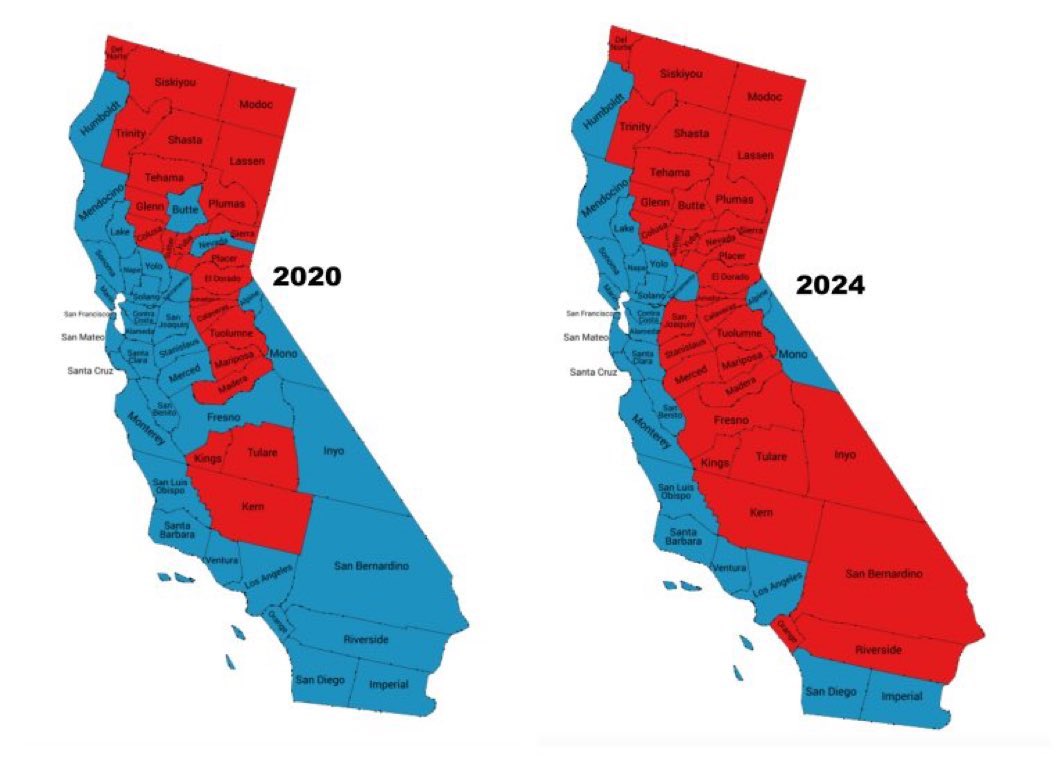 Picture of CA in 2020 and 2024
