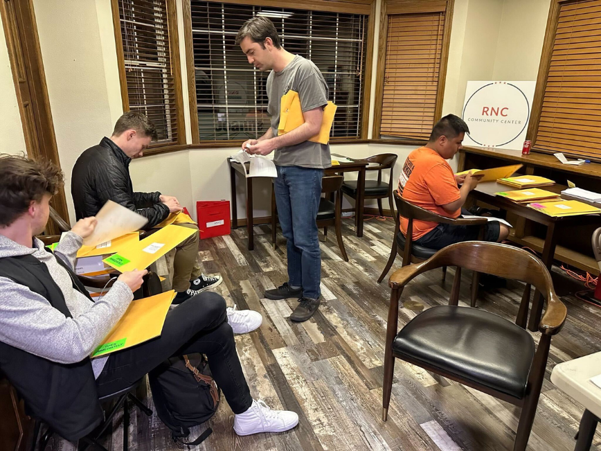 First Image of ballot curing operations