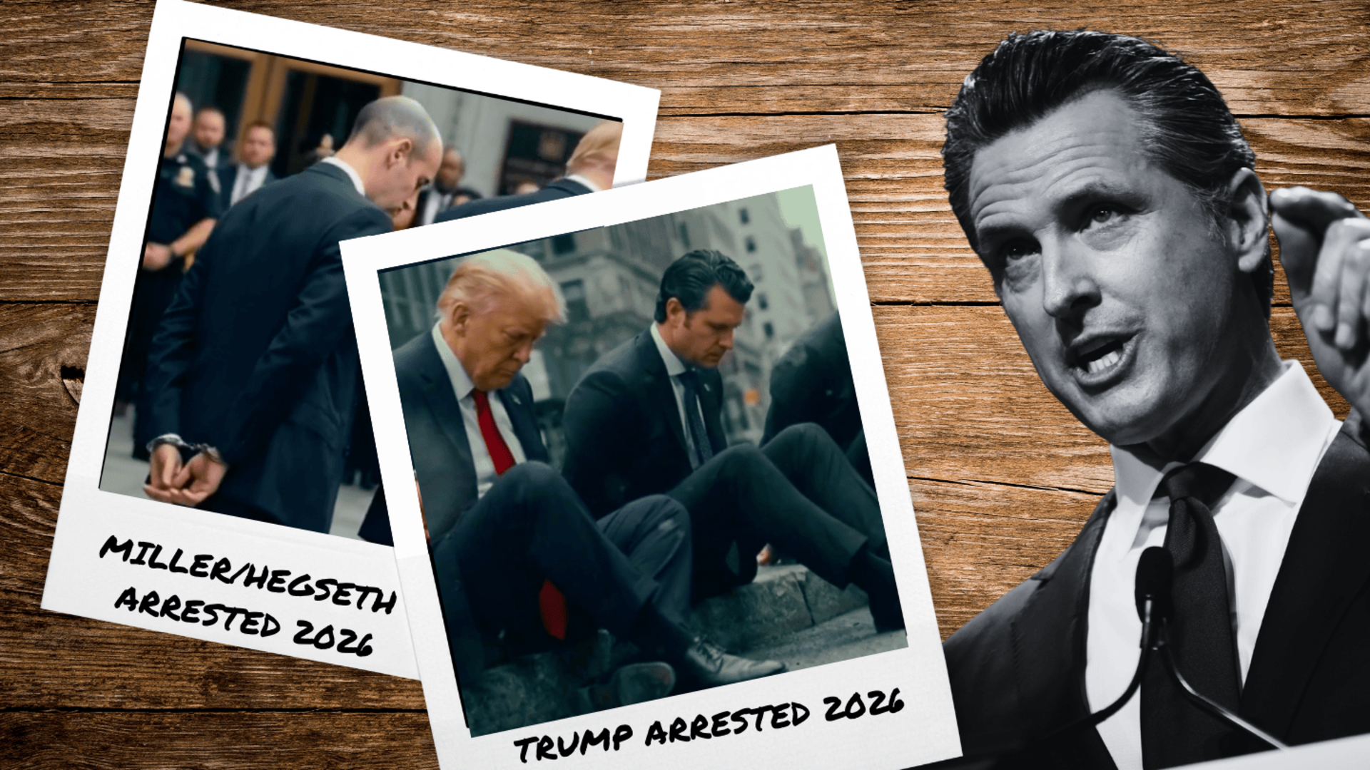 Picture of Newsom's AI videos