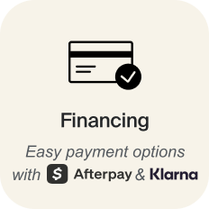 Financing | Easy payment options with Afterpay & Klarna