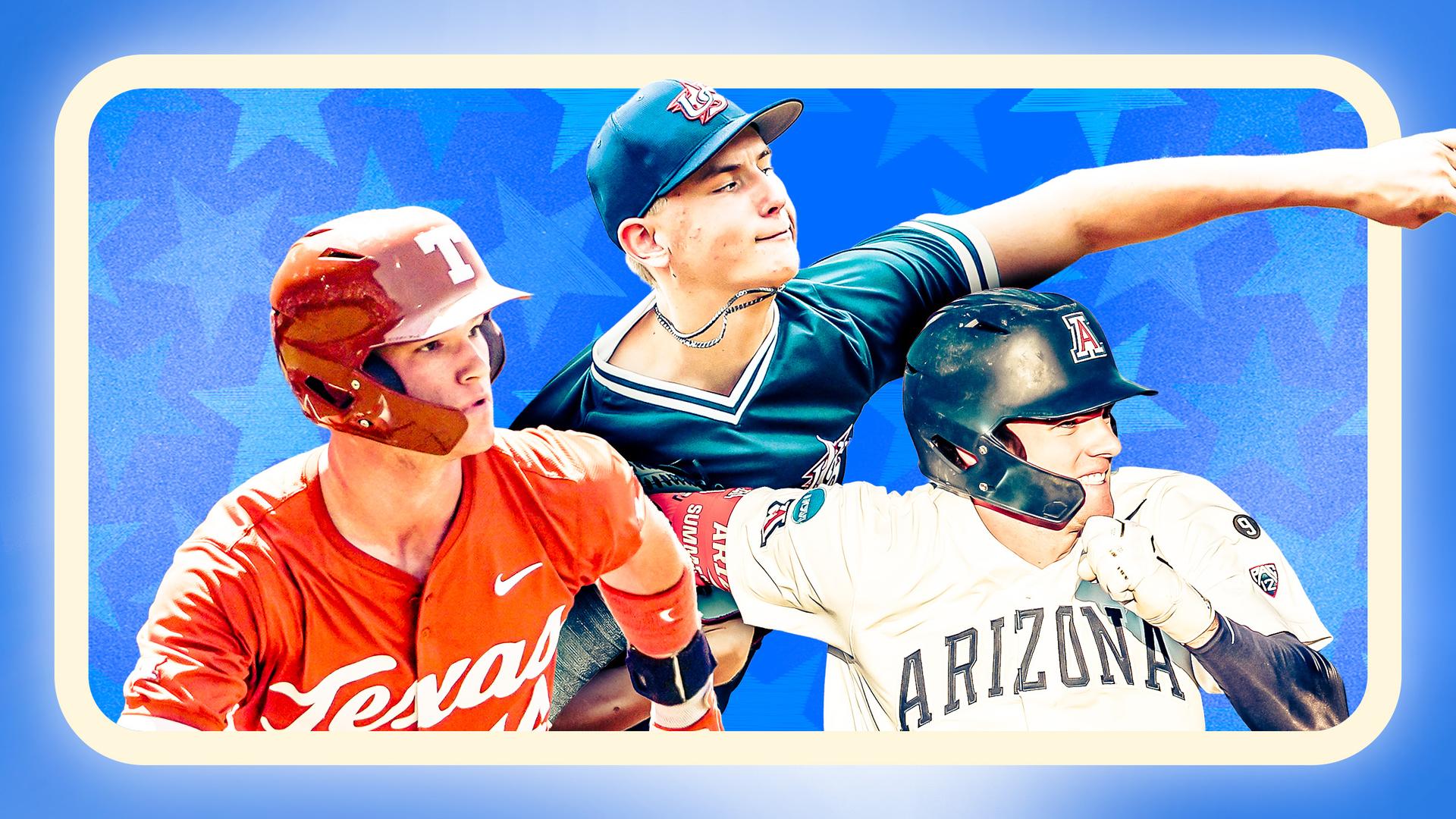 Photos of Max Belyeu, Kruz Schoolcraft and Brendan Summerhill