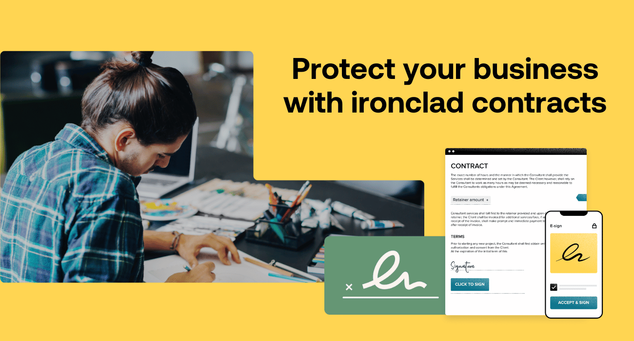 Protect your business with ironclad contracts