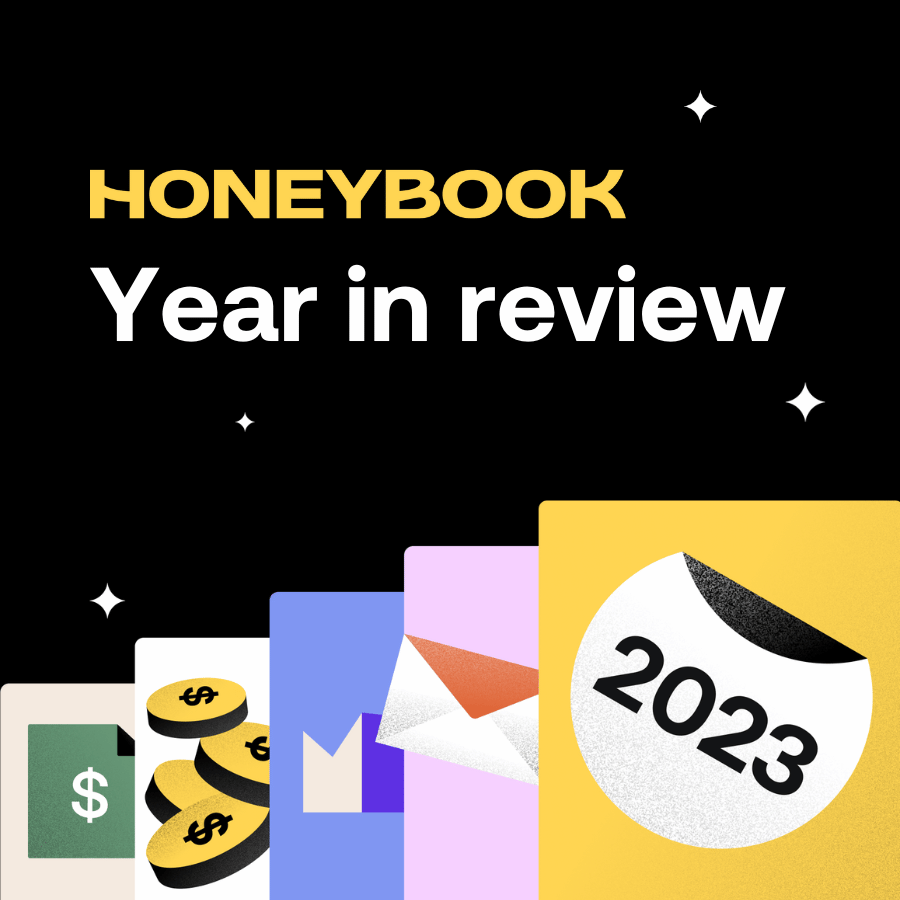 HoneyBook year in review 2023