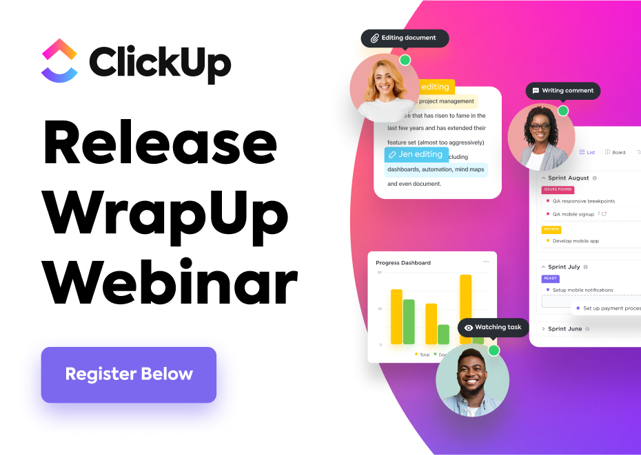  ClickUp Release WrapUp Webinar