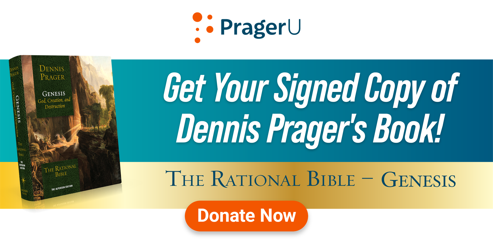 Get your signed copy of The Rational Bible: Genesis