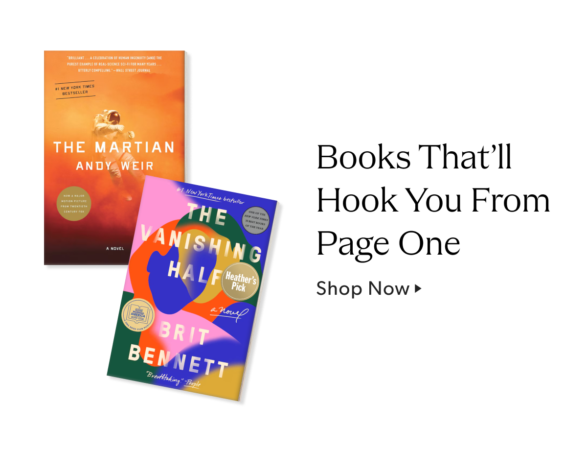 Books That'll Hook You From Page One