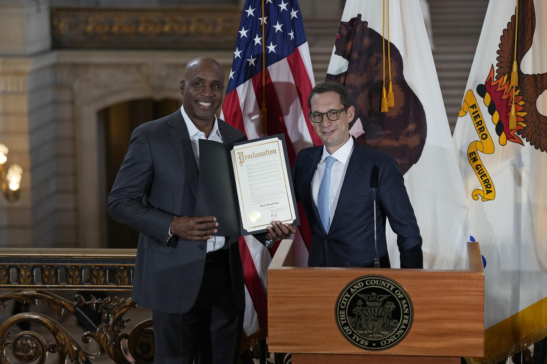 Barry Bonds, Daniel Lurie