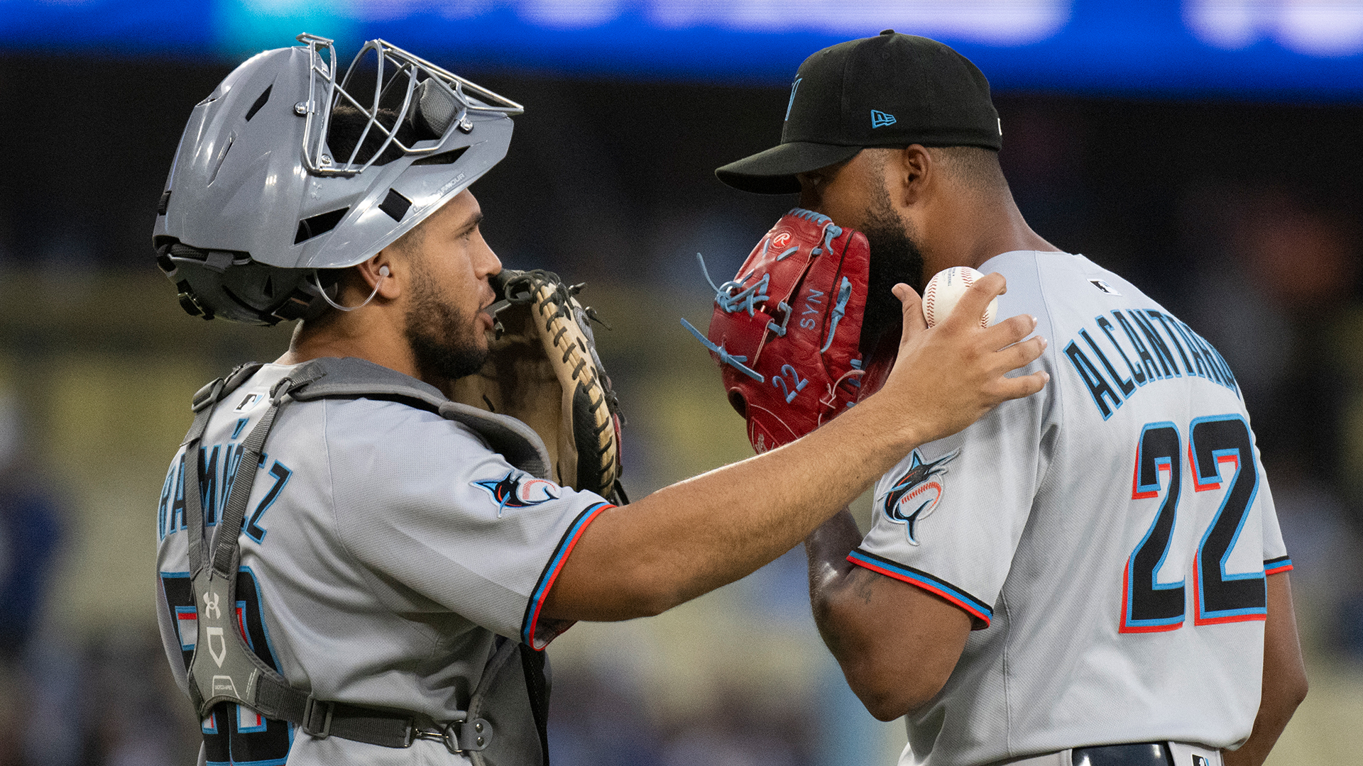 Agustín Ramírez and Sandy Alcantara