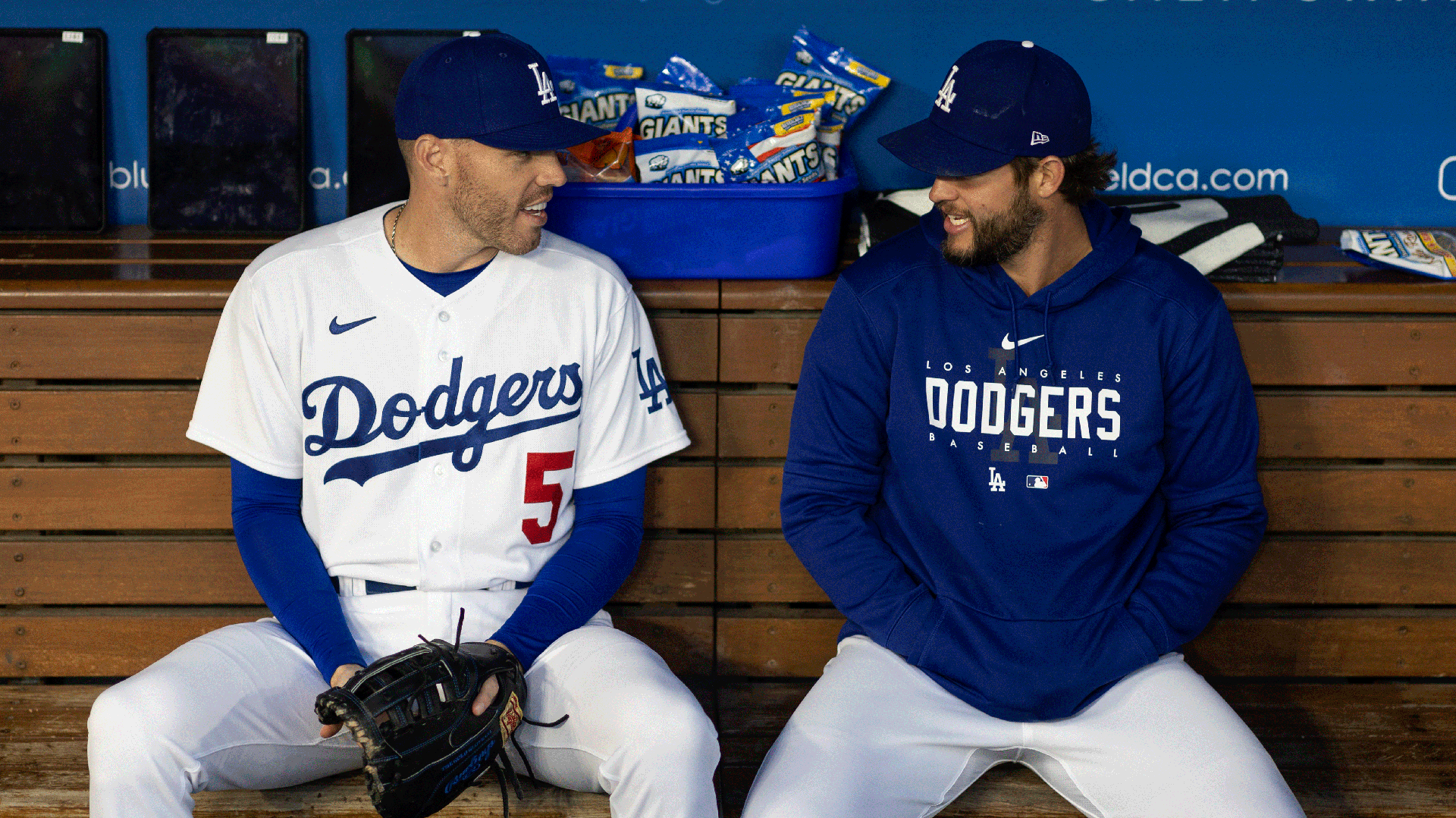 Freddie Freeman and Clayton Kershaw