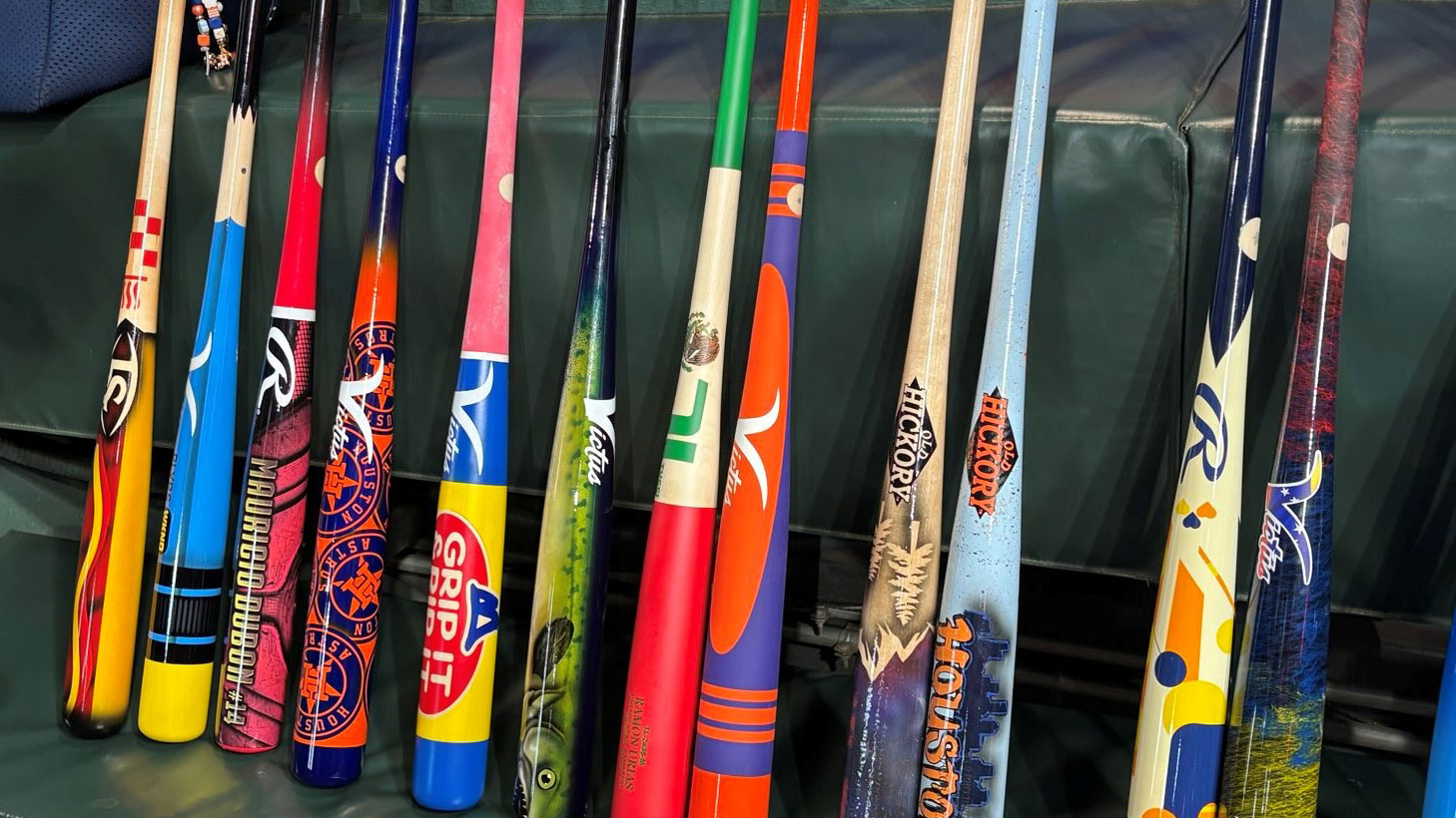 Astros' Players' Weekend bats
