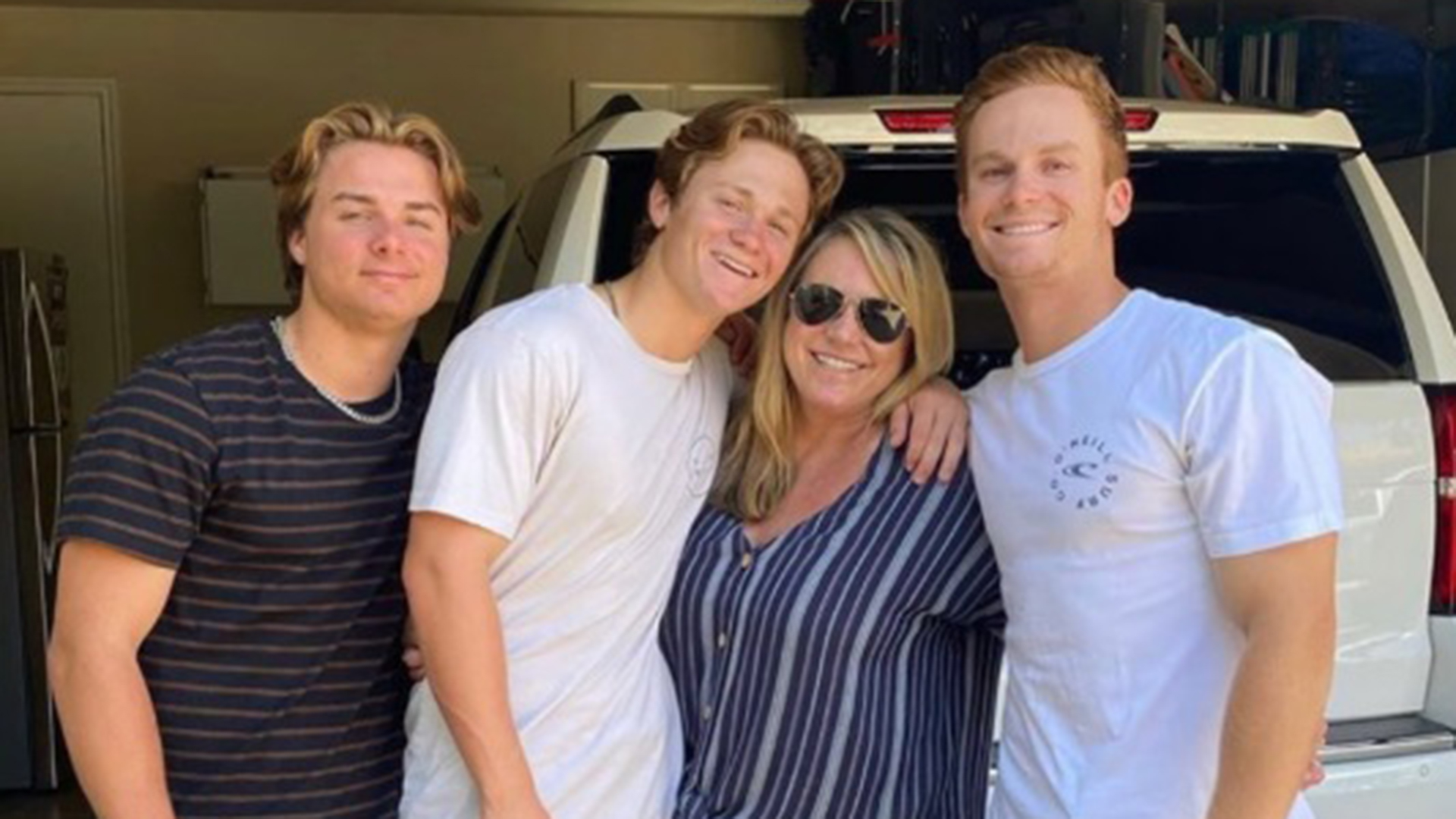From left: Nick, Sean, Wendi and Matt McLain