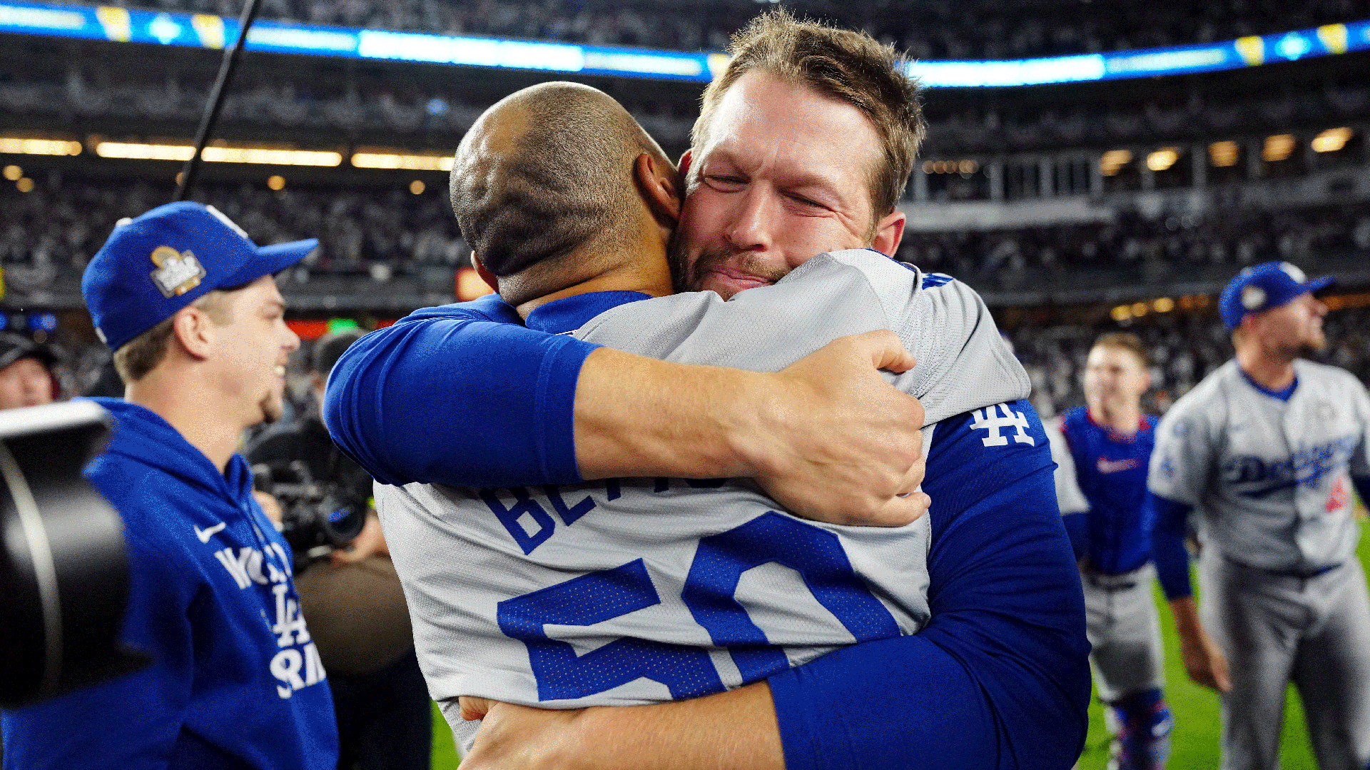 Mookie Betts and Clayton Kershaw
