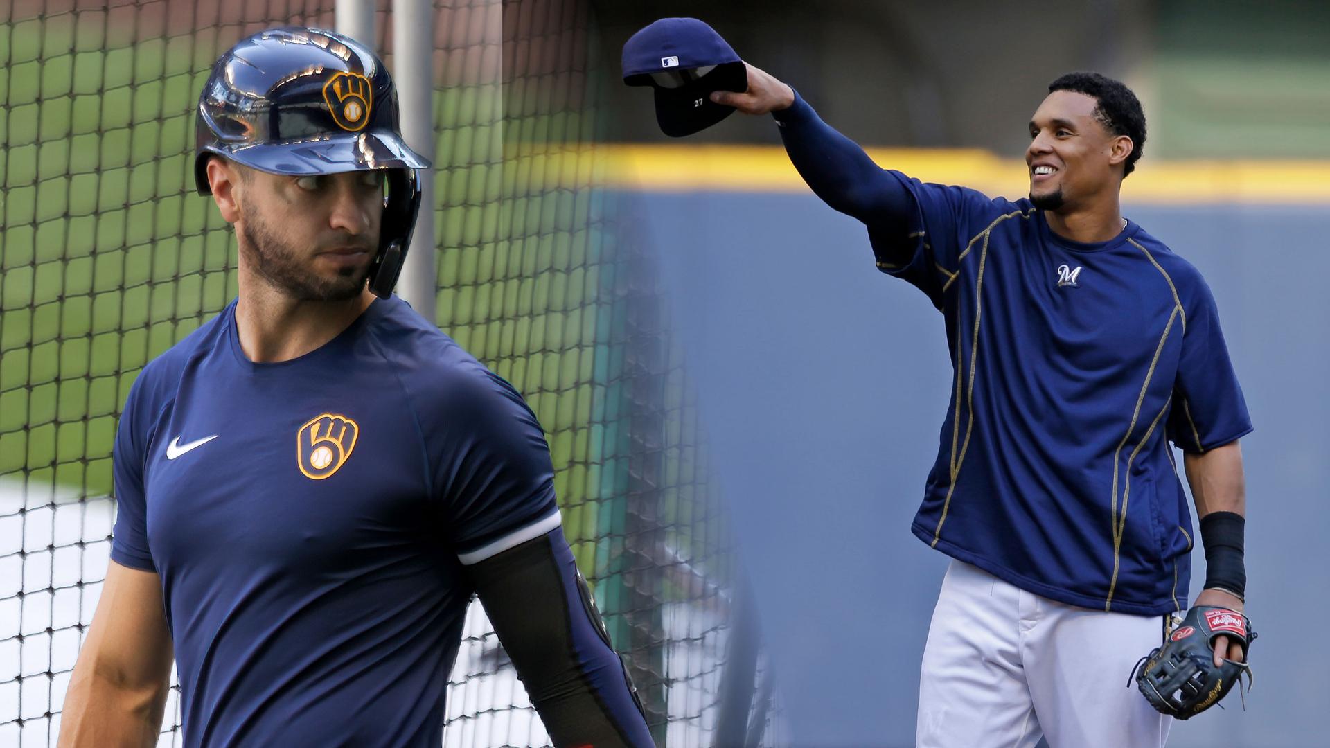 Ryan Braun and Carlos Gómez