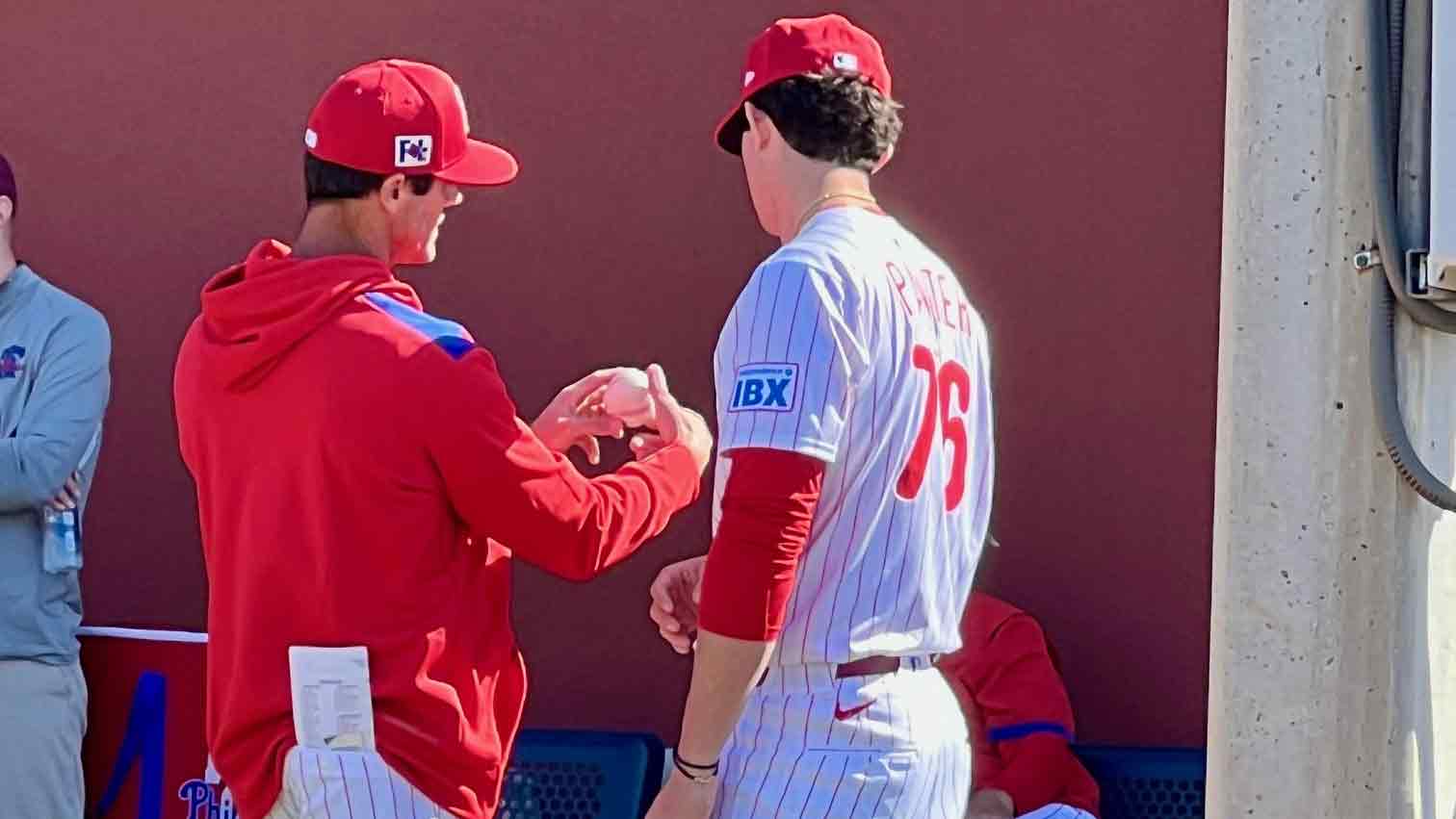 Cole Hamels and Andrew Painter