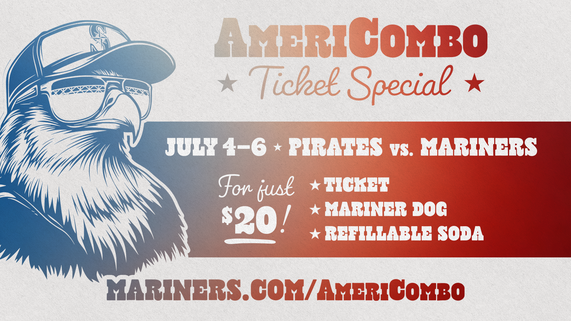 Mariners Fourth of July Americombo