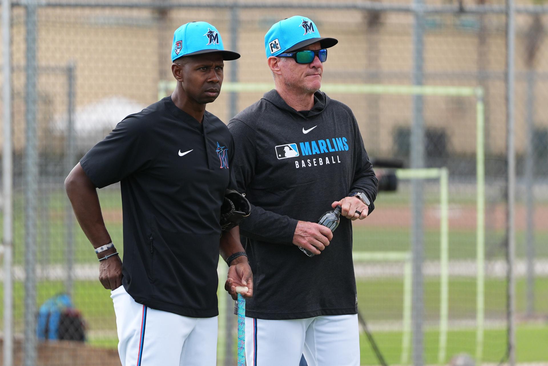 Juan Pierre and Jeff Conine