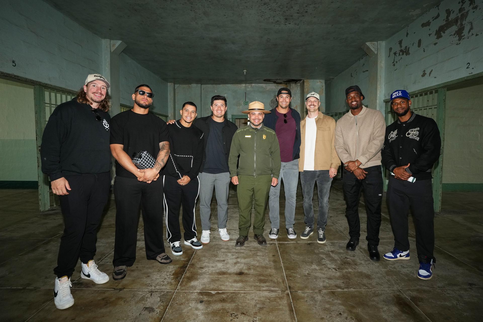 The Marlins visit Alcatraz