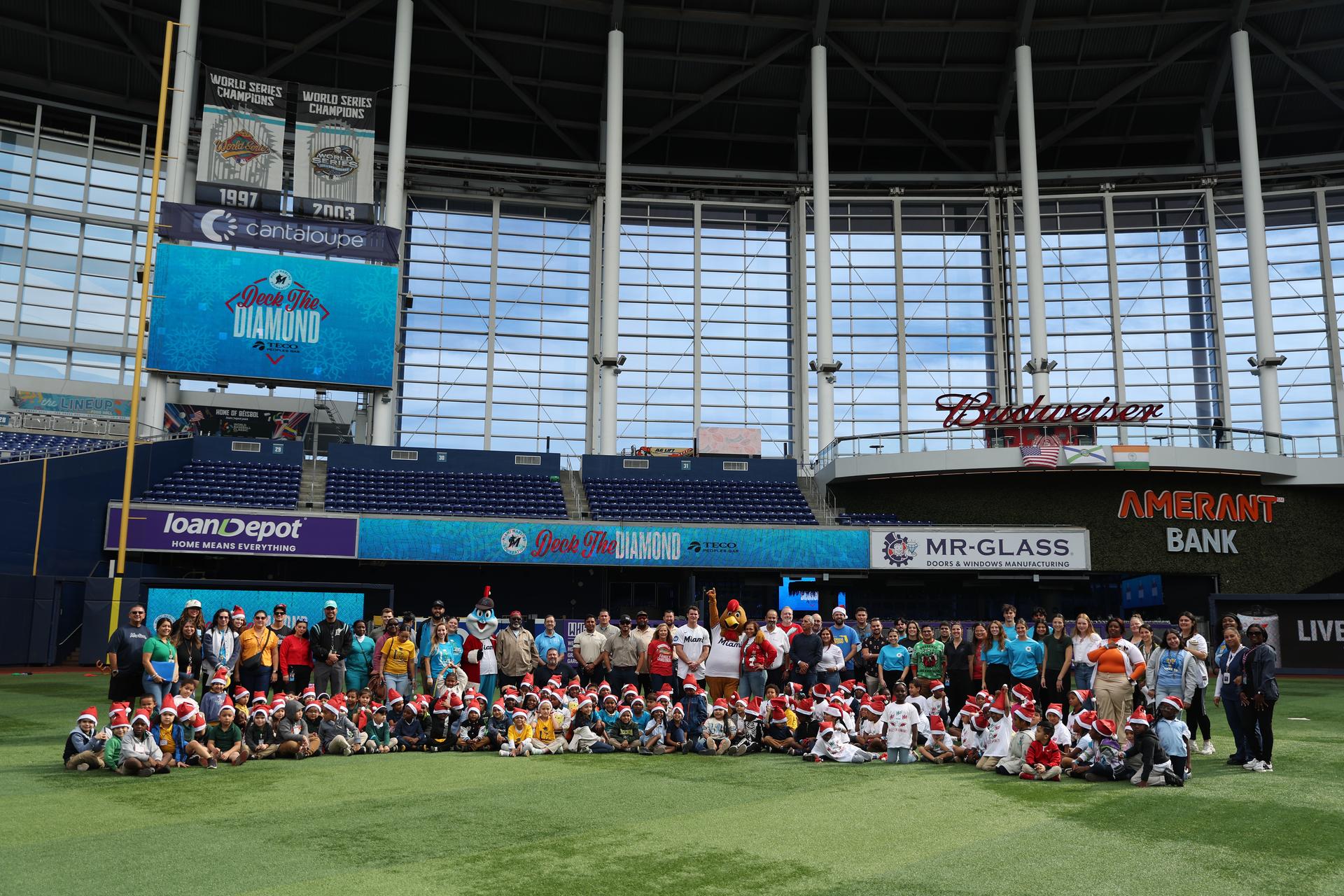 Marlins Deck the Diamond event