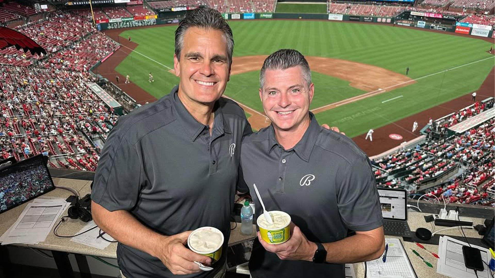 Chip Caray and Brad Thompson