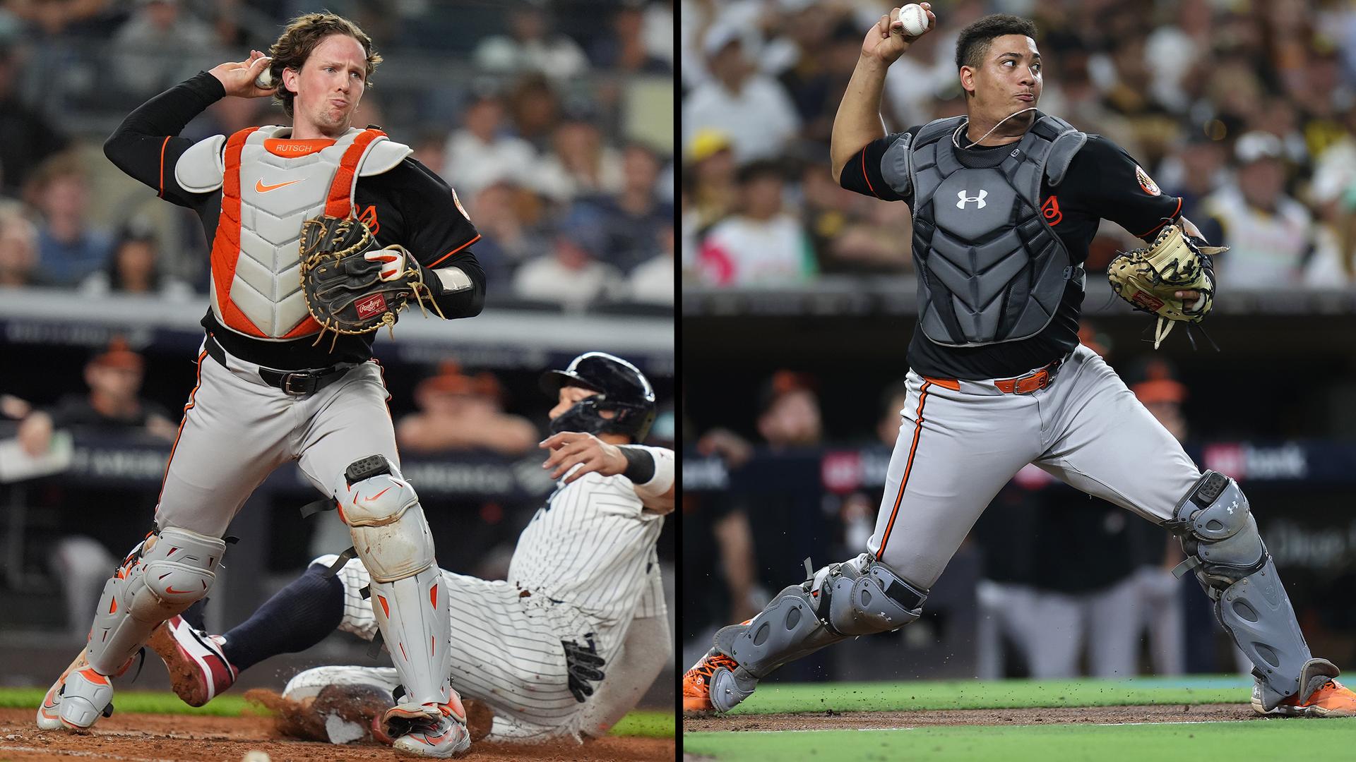 Adley Rutschman and Samuel Basallo