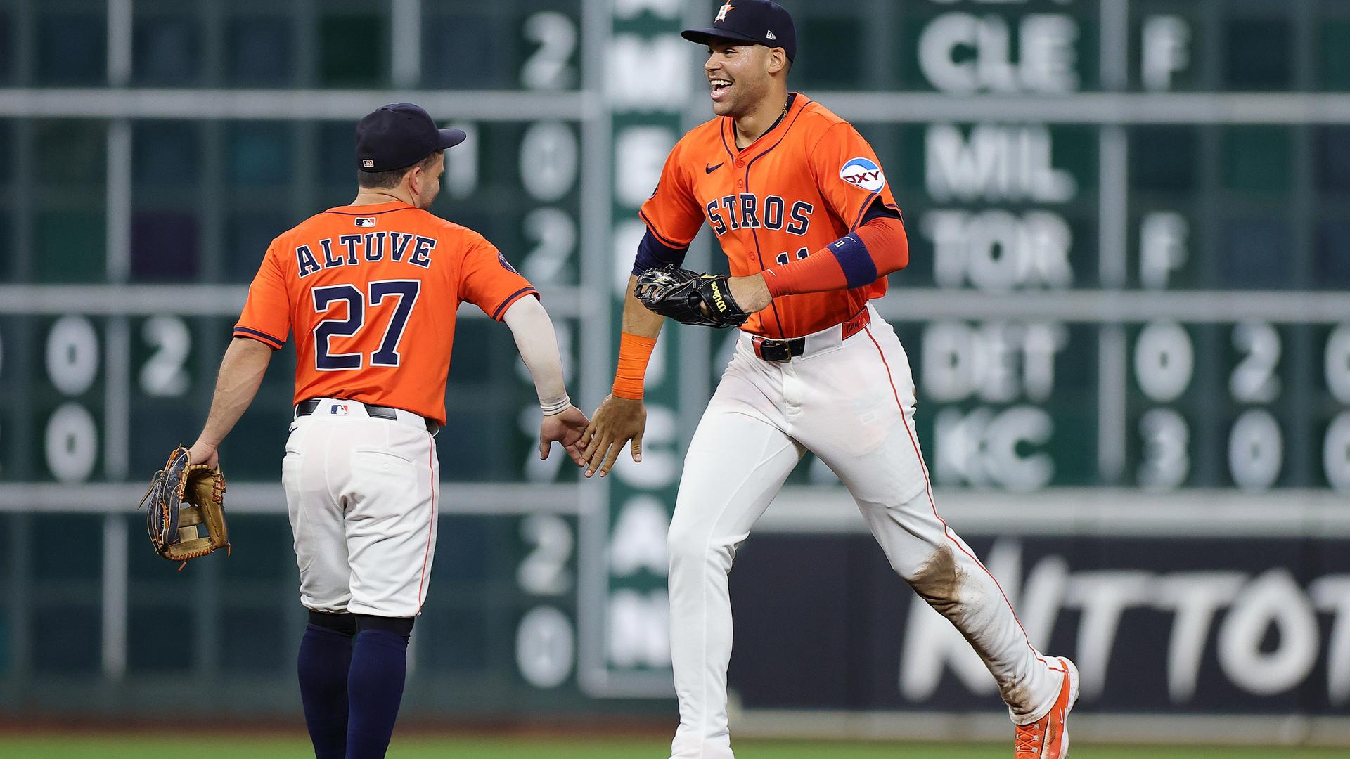 Jose Altuve and Cam Smith