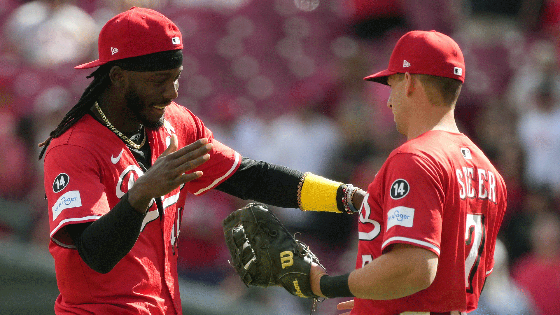 Elly De La Cruz and Spencer Steer