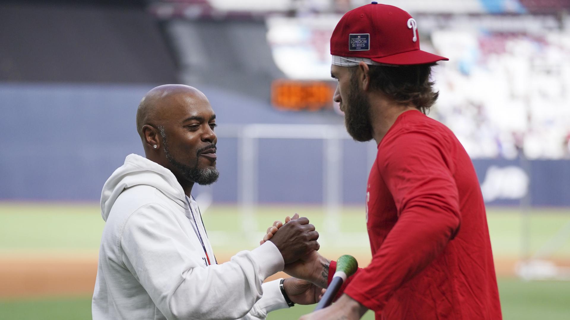 Jimmy Rollins and Bryce Harper