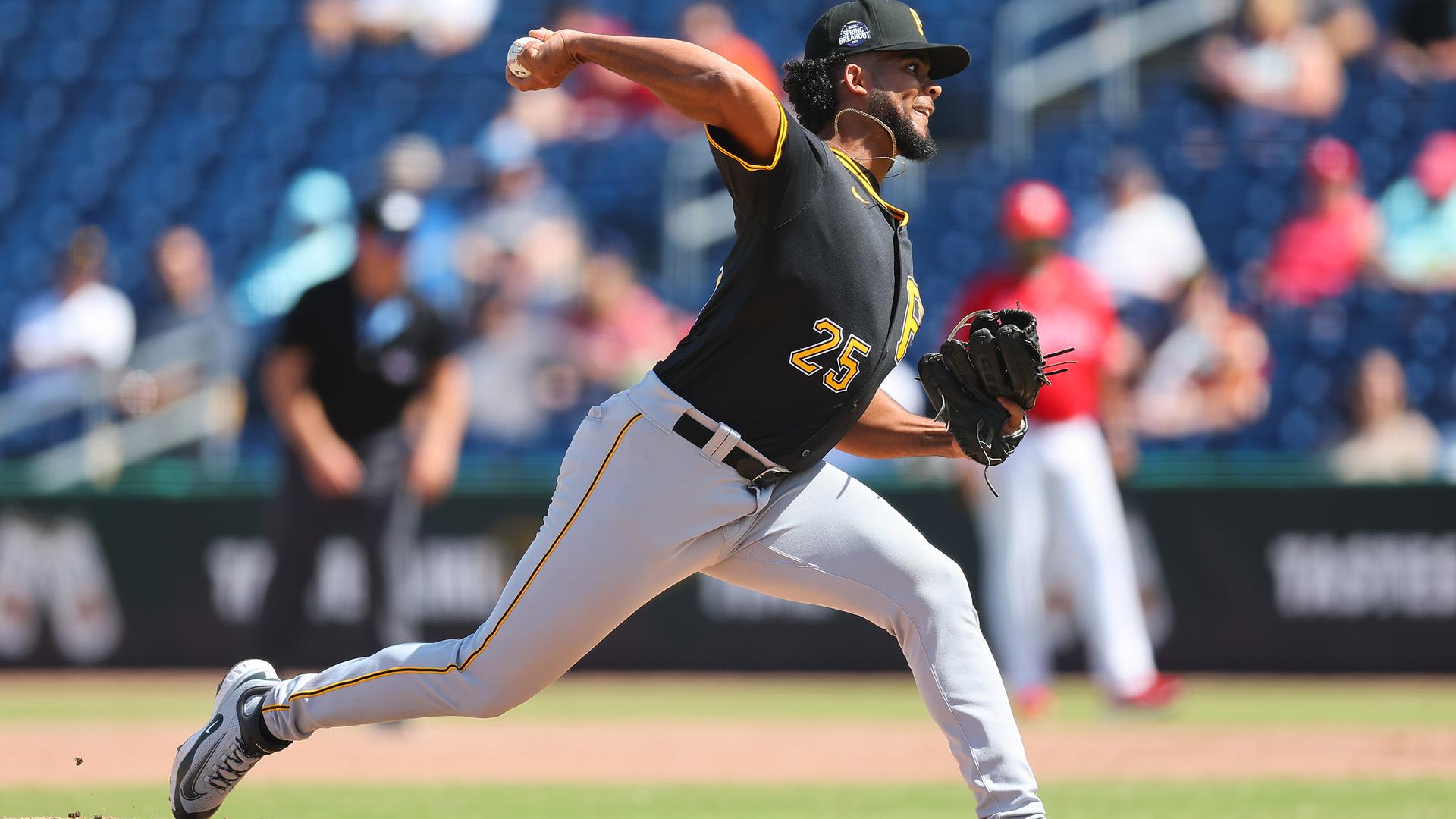 Wilber Dotel at Spring Training with the Pirates