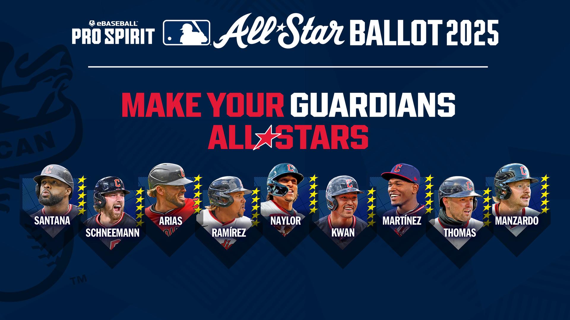 Guardians 2025 All-Star ballot