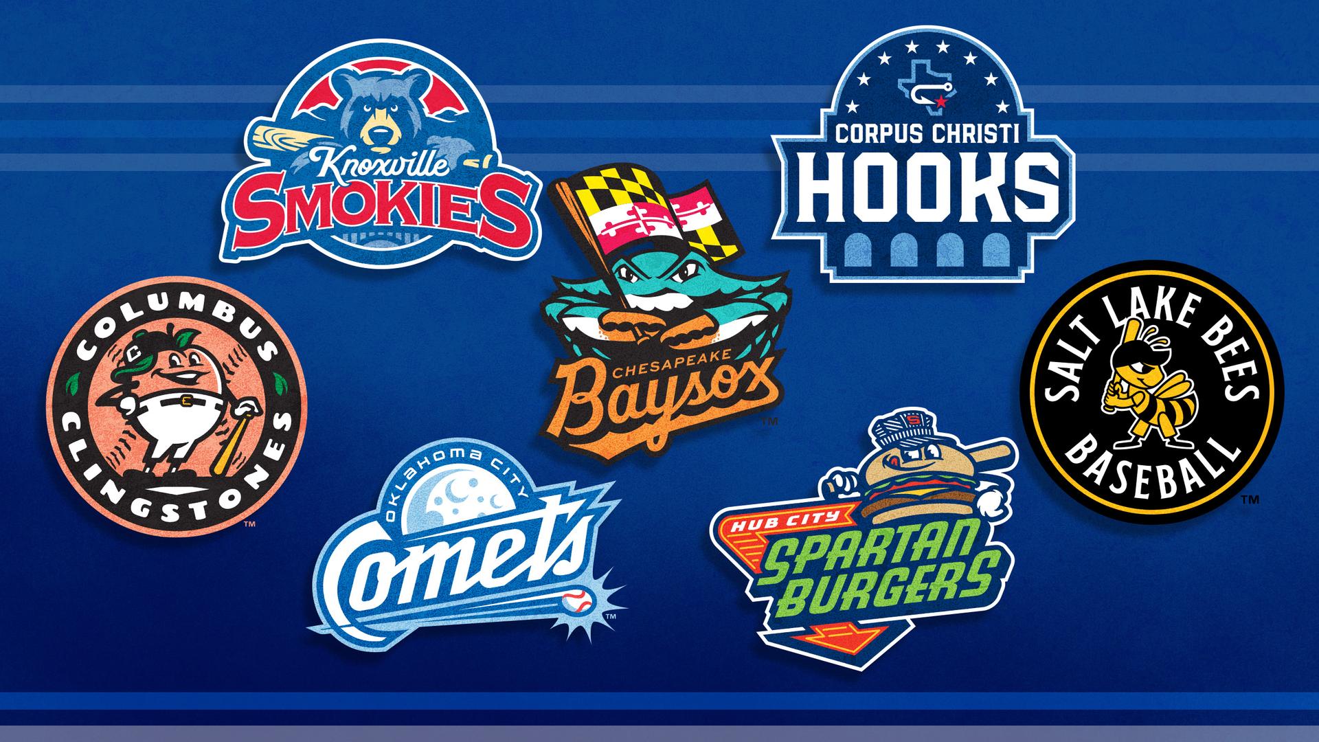 New MiLB team logos